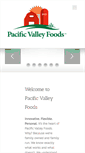 Mobile Screenshot of pacificvalleyfoods.com